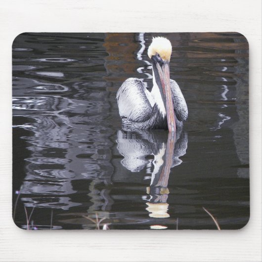 Tapis De Souris Pélican, réflexion (Devant)