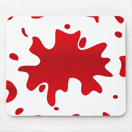 Tapis De Souris Pellicule de peinture rouge (Devant)