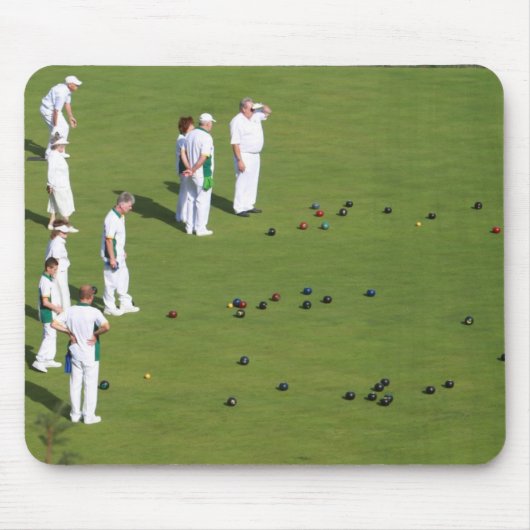 Tapis De Souris Pelouse Bowls Angleterre (Devant)