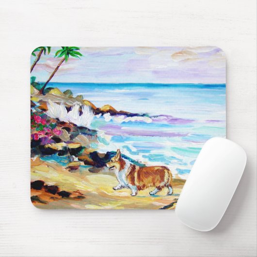 Tapis De Souris Pembroke Welsh Corgi Mousepad (Avec souris)