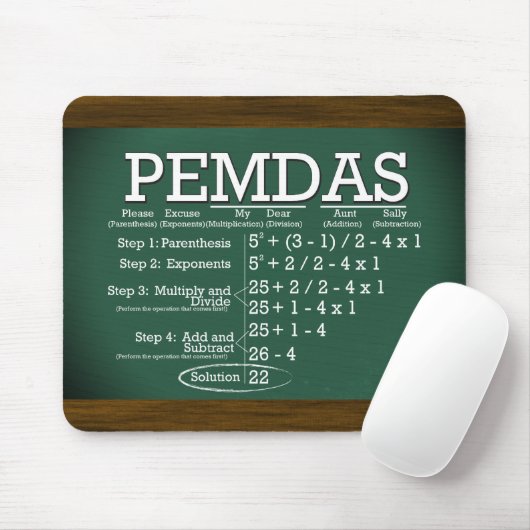 Tapis De Souris PEMDAS Mousepad (Avec souris)