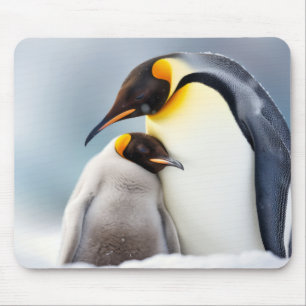 Tapis De Souris Penguin Animal Bird Beauté Liberté Art sauvage