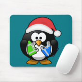 Tapis De Souris Penguin avec cadeaux (Avec souris)