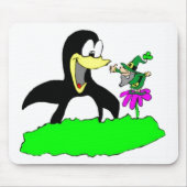 Tapis De Souris Penguin et Leprechaun (Devant)