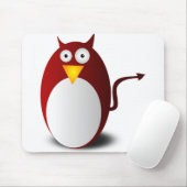 Tapis De Souris Penguin Linux Tux Ubuntu Devil Evil Demon (Avec souris)