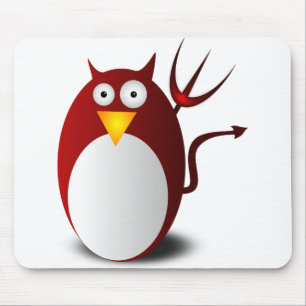 Tapis De Souris Penguin Linux Tux Ubuntu Devil Trident Lucifer