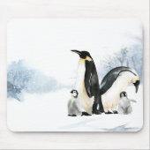 Tapis De Souris Penguin Watercolor (Devant)