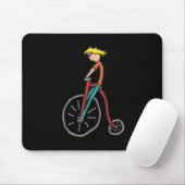 Tapis De Souris Penny Farthing (Avec souris)