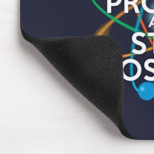 Tapis De Souris Pensez À Un Proton Et Restez Positif (Coin)