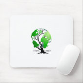Tapis De Souris Pensez le vert (Avec souris)