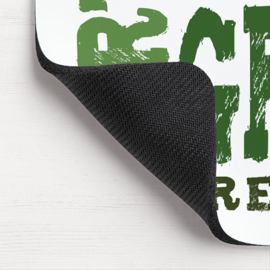 Tapis De Souris PENSEZ LE VERT - mousepad (Coin)