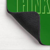 Tapis De Souris Pensez vert - Ombre (Coin)