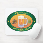 Tapis De Souris Pensions buvant l'équipe (Avec souris)