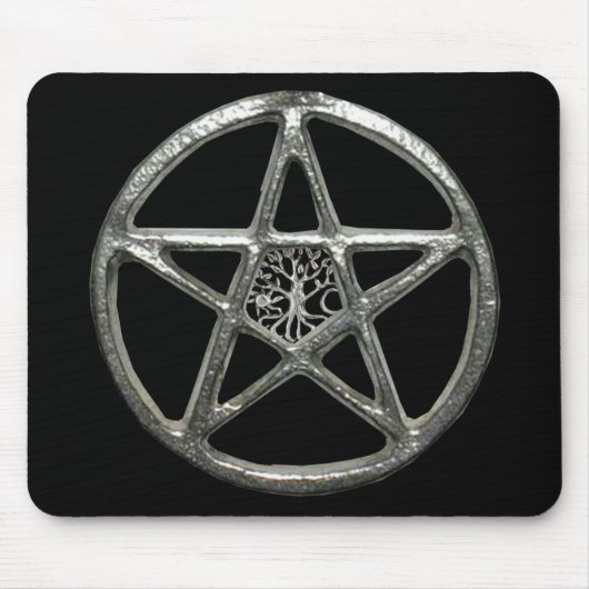 Tapis De Souris Pentacle Arbre De Vie Pad Souris (Devant)