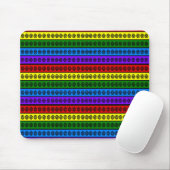 Tapis De Souris Pentacle arc-en-ciel (Avec souris)