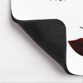 Tapis De Souris Pentacle Beauté Visage Lashes & Lèvres foncées Maq (Coin)