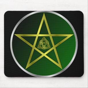 Tapis De Souris Pentacle or