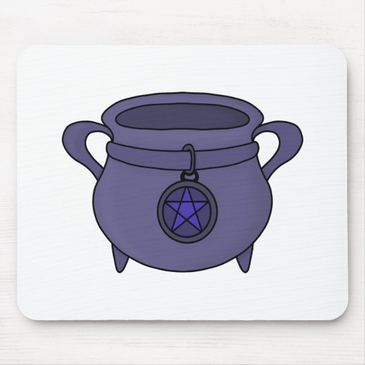 Tapis De Souris Pentagram Pentacle Cauldron (Devant)