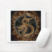 Tapis De Souris Pentagramme dragon (Avec souris)