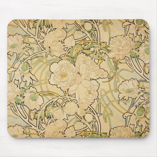 Tapis De Souris Peonies 1897 (Devant)