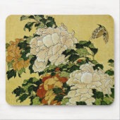 Tapis De Souris Peonies et papillon (Devant)