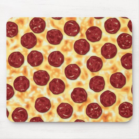 Tapis De Souris Pepperoni Pizza Motif (Devant)