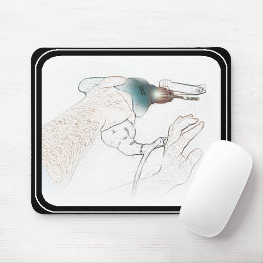 Tapis De Souris Perceuse manuelle (M. Fix-It) (Avec souris)