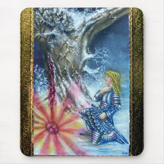 TAPIS DE SOURIS PERCEVATION ET VISION DU SAINT-GRAIL (Devant)