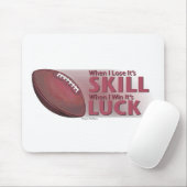 Tapis De Souris Perdre des compétences gagner la chance Football (Avec souris)