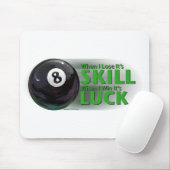 Tapis De Souris Perdre la compétence gagner la chance 8 balle (Avec souris)