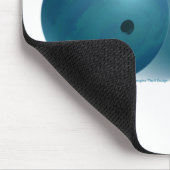 Tapis De Souris Perdre la compétence Gagner la chance Bowling bleu (Coin)