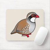 Tapis De Souris Perdrix à pieds rouges (Avec souris)