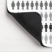 Tapis De Souris Perdu dans la foule Mousepad (Coin)