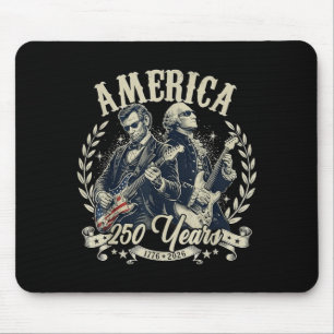 Tapis De Souris Père fondateur des États-Unis Abe Lincoln jouant d
