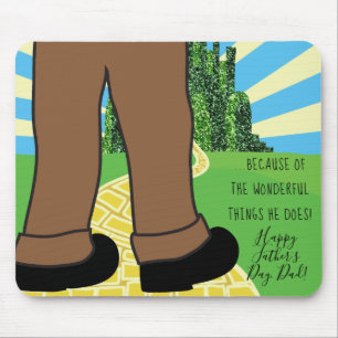 Tapis De Souris Père Mousepad parce que Merveilleux les choses qu'