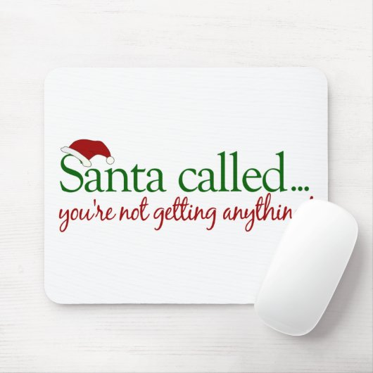 Tapis De Souris Père Noël a appelé (Avec souris)