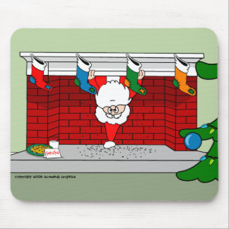 Tapis De Souris Père Noël à la traîne