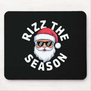 Tapis De Souris Père Noël argot Gen Alpha Rizzler Noël Rizz La S