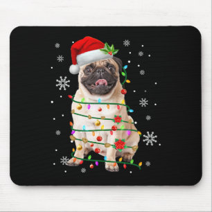 Tapis De Souris Père Noël Carlin Feux de Noël Feux de Noël Amoureu