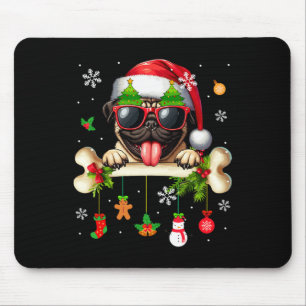 Tapis De Souris Père Noël Carlin Sungles Cute Bone Xmas Propriétai