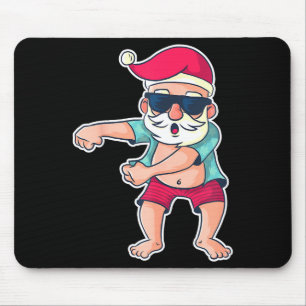 Tapis De Souris Père Noël Danse Floss Noël X-mas Cadeau