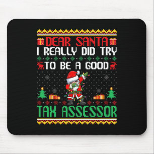 Tapis De Souris Père Noël essayez d'être un bon essor fiscal - Noë