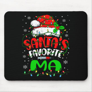 Tapis De Souris Père Noël Favori Médicale Istant Noël Ma