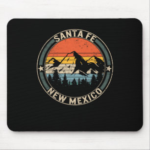 Tapis De Souris Père Noël Fe Nouveau-Mexique Ski Snowboard Randonn