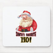 Tapis De Souris Père Noël - Ho favori (Devant)