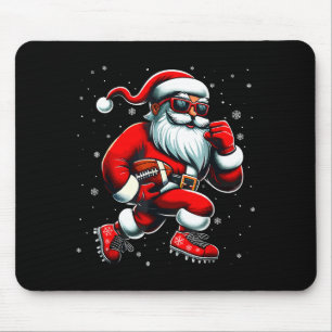 Tapis De Souris Père Noël jouant au football hommes garçons footba