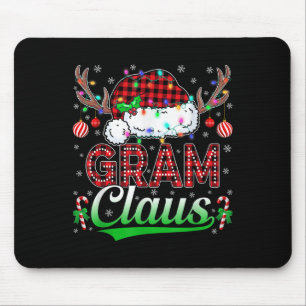 Tapis De Souris Père Noël Lumières de Noël Famille assortie Xmas P