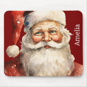 Tapis De Souris Père Noël Noël rétro de Noël