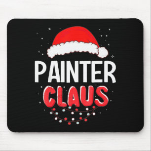 Tapis De Souris Père Noël peintre Costume de Noël assorti