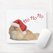 Tapis De Souris Père Noël Pekingese (Avec souris)
